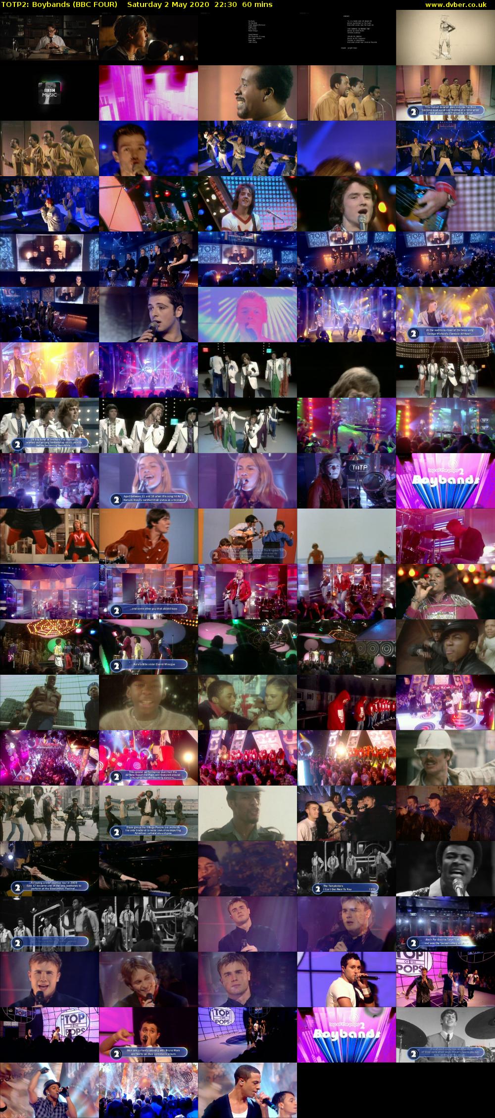 TOTP2: Boybands (BBC FOUR) Saturday 2 May 2020 22:30 - 23:30