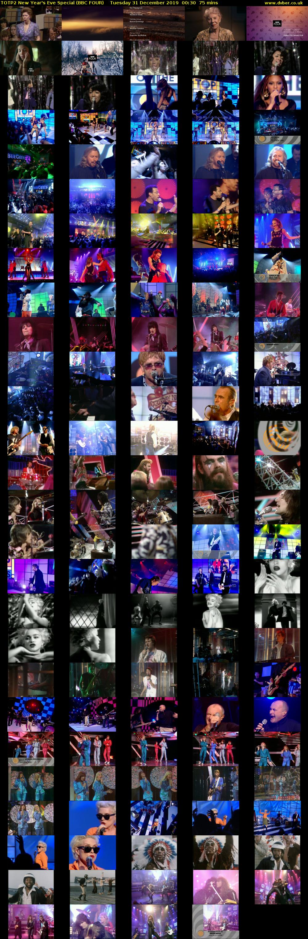 TOTP2 New Year's Eve Special (BBC FOUR) Tuesday 31 December 2019 00:30 - 01:45