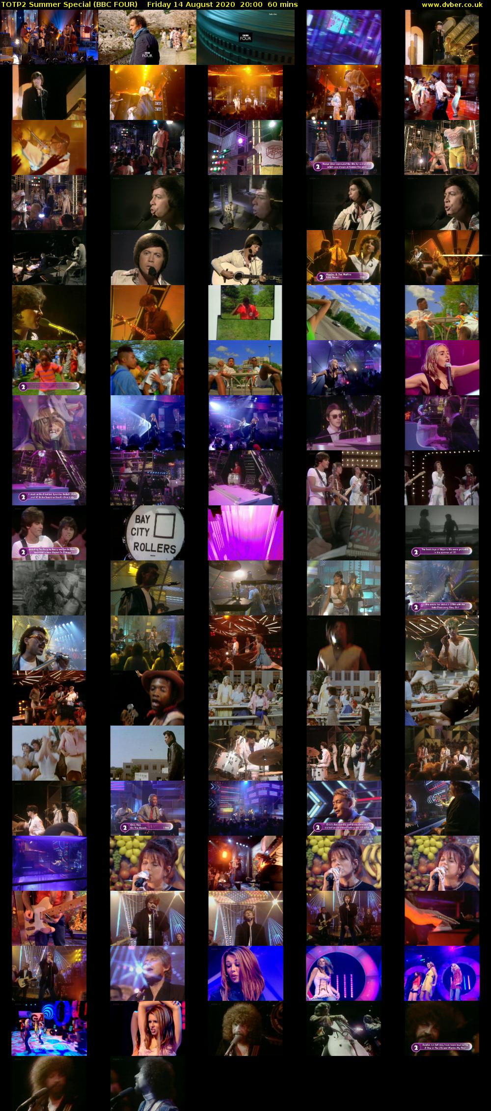 TOTP2 Summer Special (BBC FOUR) Friday 14 August 2020 20:00 - 21:00