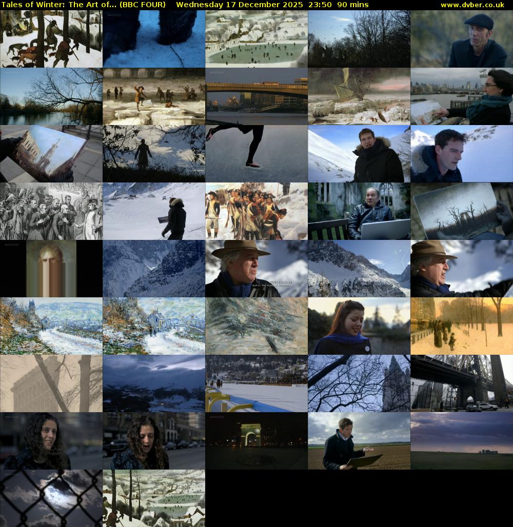 Tales of Winter: The Art of... (BBC FOUR) Wednesday 17 December 2025 23:50 - 01:20