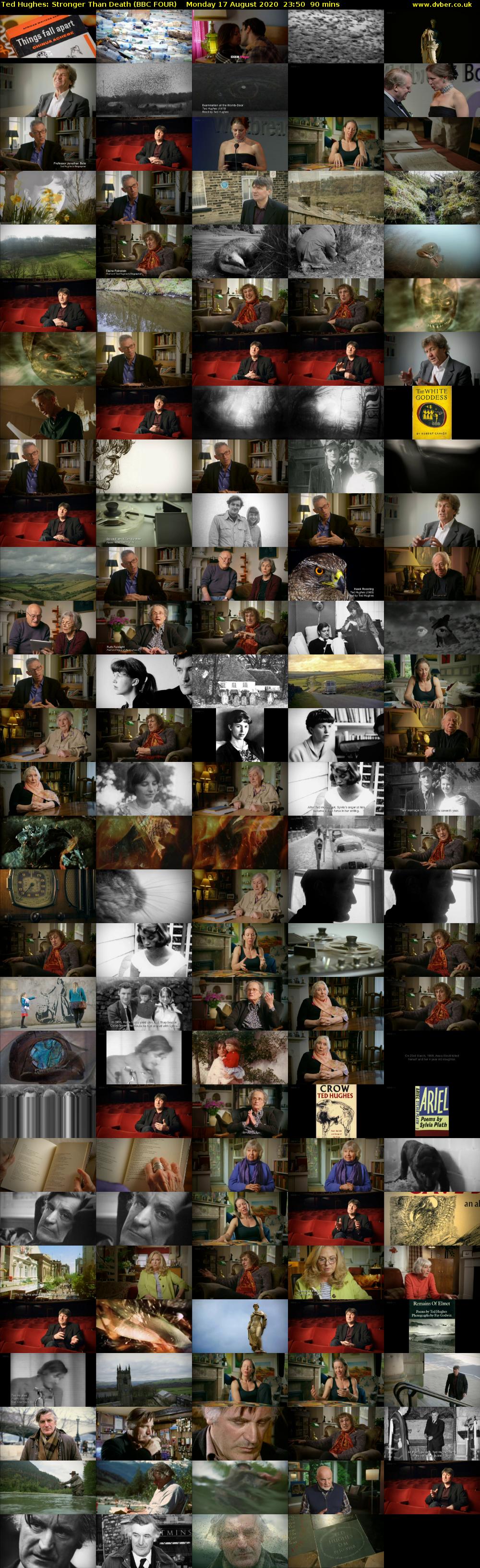 Ted Hughes: Stronger Than Death (BBC FOUR) Monday 17 August 2020 23:50 - 01:20