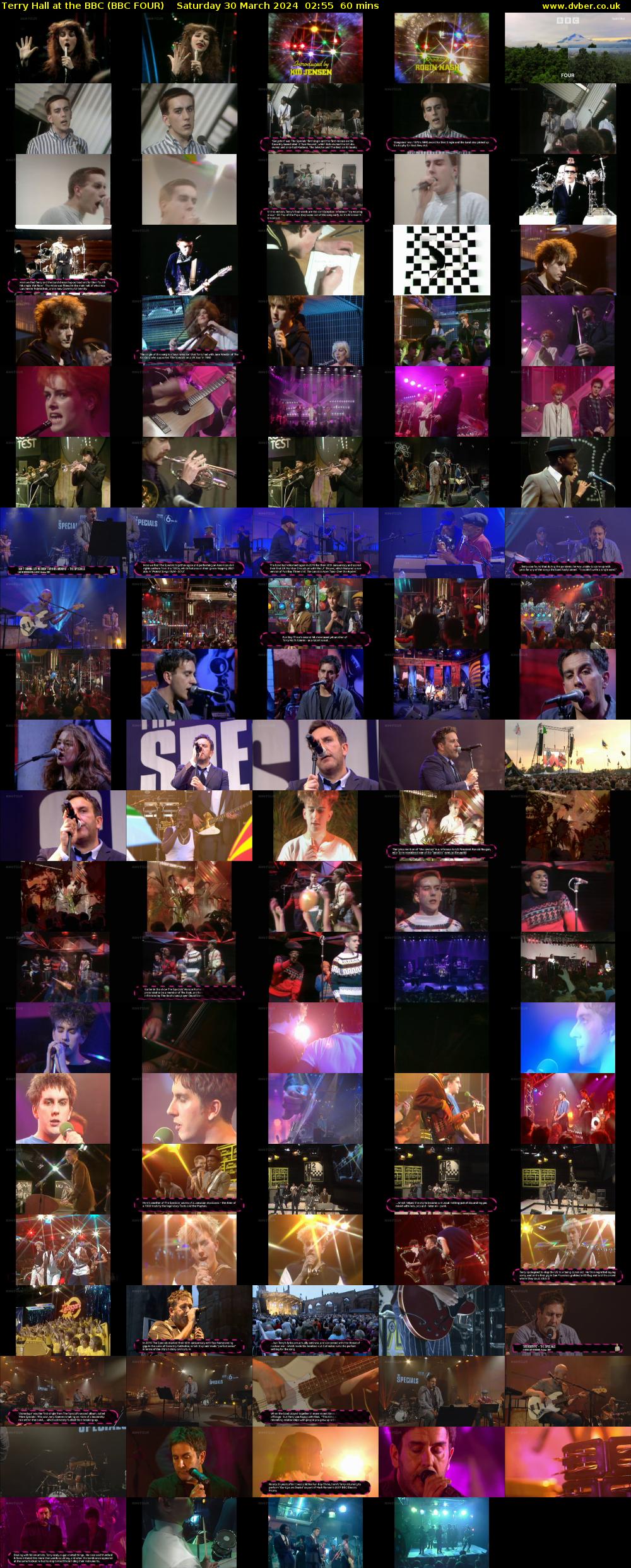 Terry Hall at the BBC (BBC FOUR) Saturday 30 March 2024 02:55 - 03:55