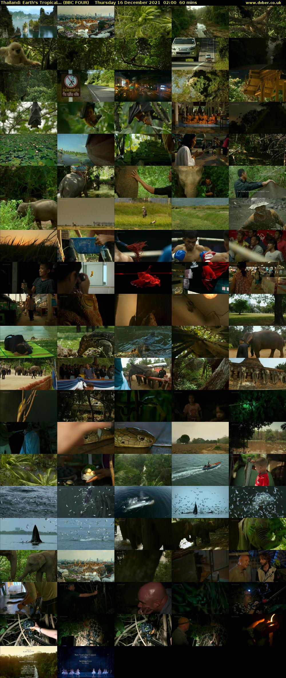 Thailand: Earth's Tropical... (BBC FOUR) Thursday 16 December 2021 02:00 - 03:00