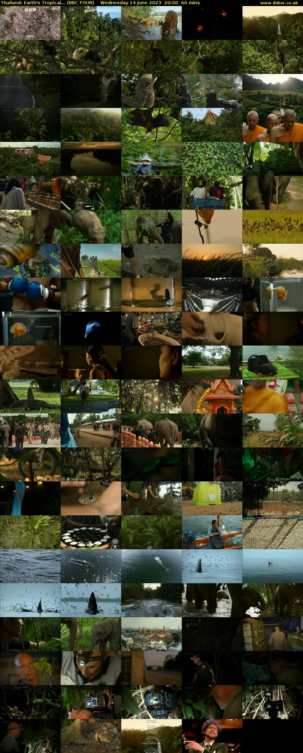 Thailand: Earth's Tropical... (BBC FOUR) Wednesday 14 June 2023 20:00 - 21:00