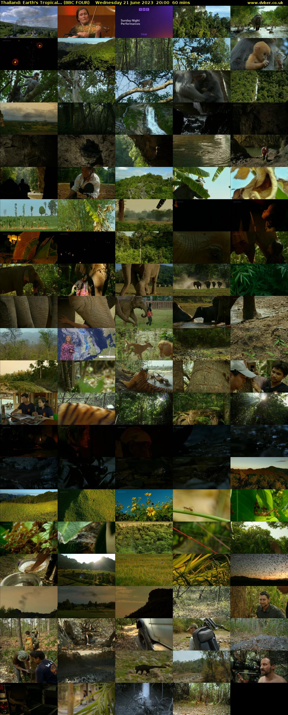 Thailand: Earth's Tropical... (BBC FOUR) Wednesday 21 June 2023 20:00 - 21:00