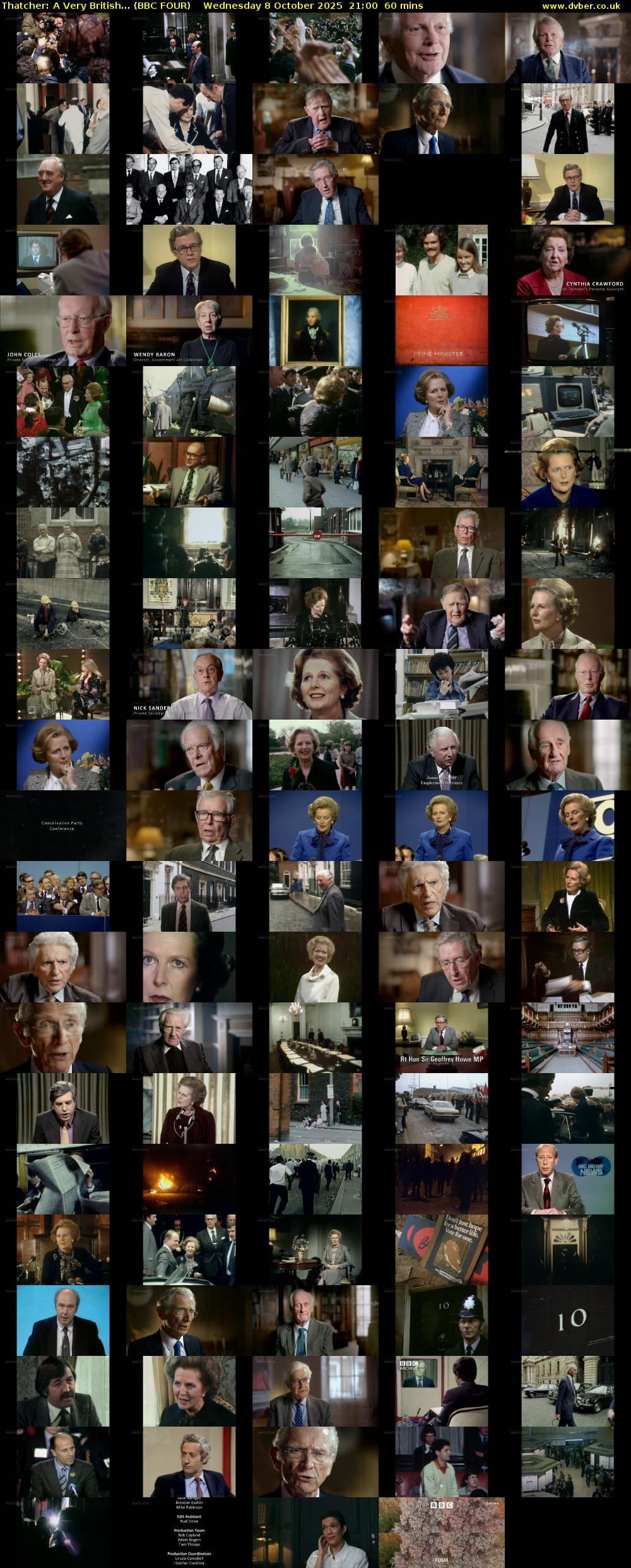 Thatcher: A Very British... (BBC FOUR) Wednesday 8 October 2025 21:00 - 22:00
