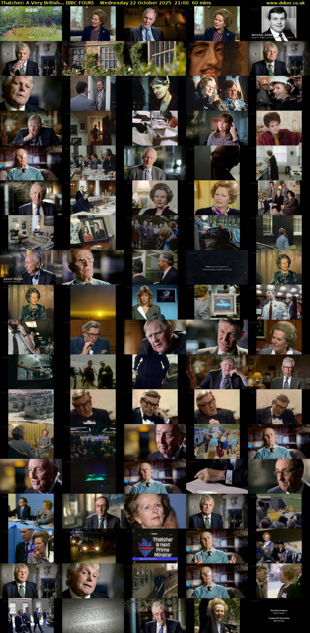 Thatcher: A Very British... (BBC FOUR) Wednesday 22 October 2025 21:00 - 22:00