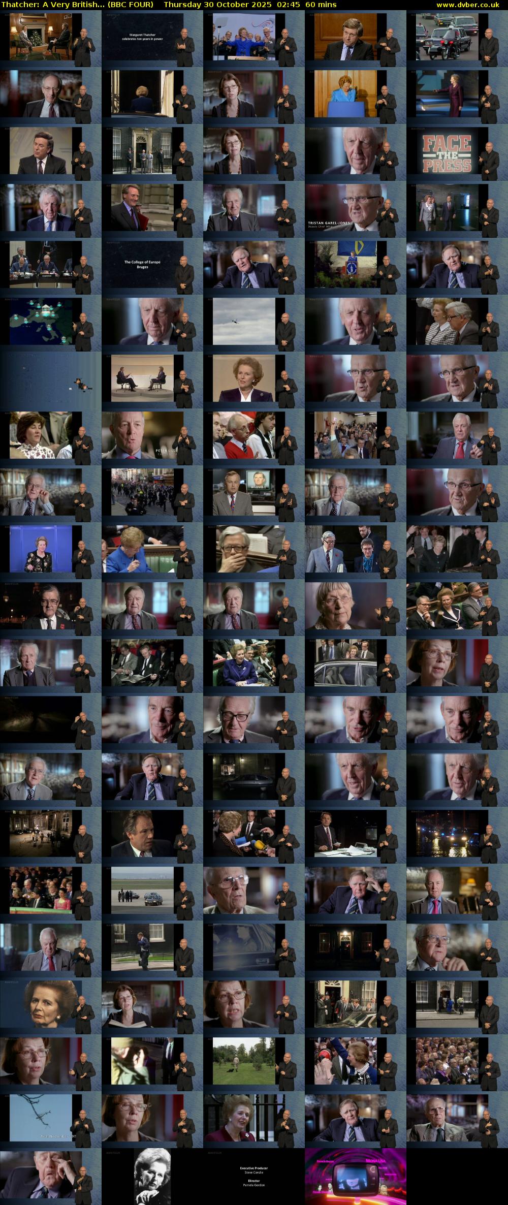 Thatcher: A Very British... (BBC FOUR) Thursday 30 October 2025 02:45 - 03:45