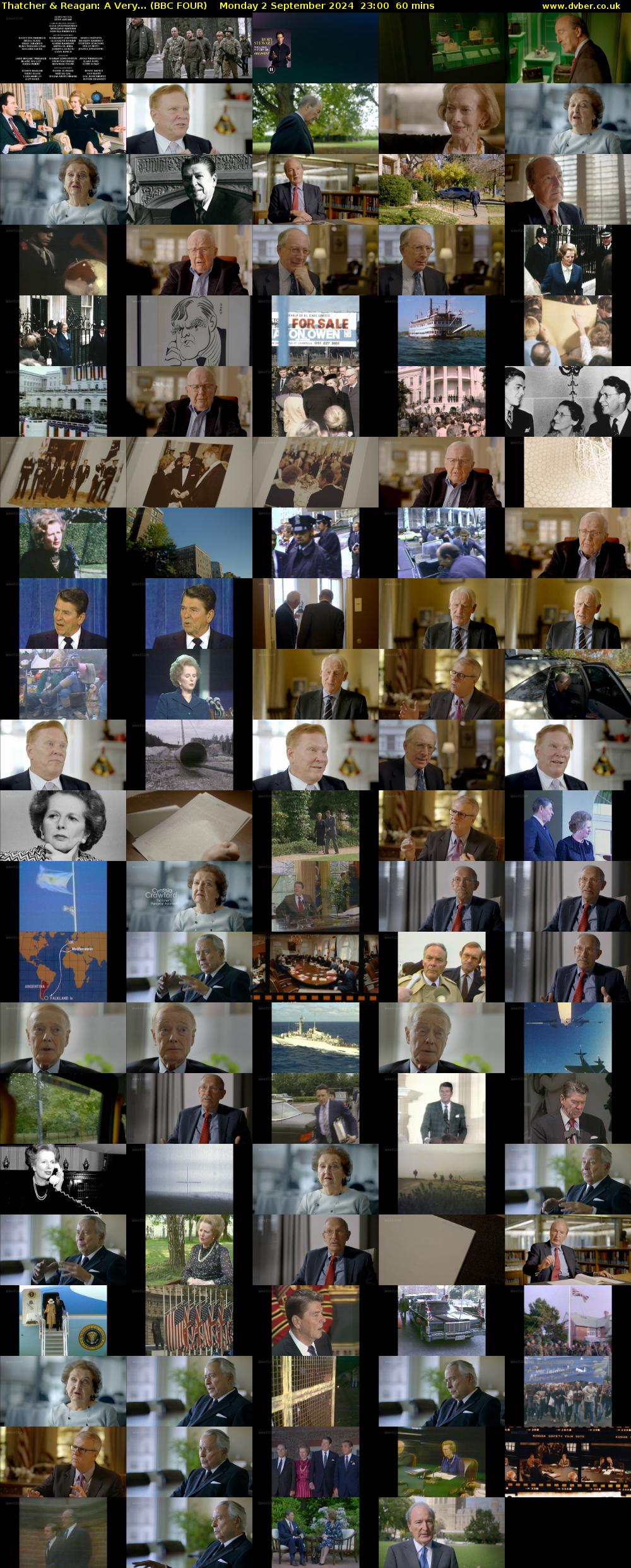 Thatcher & Reagan: A Very... (BBC FOUR) Monday 2 September 2024 23:00 - 00:00
