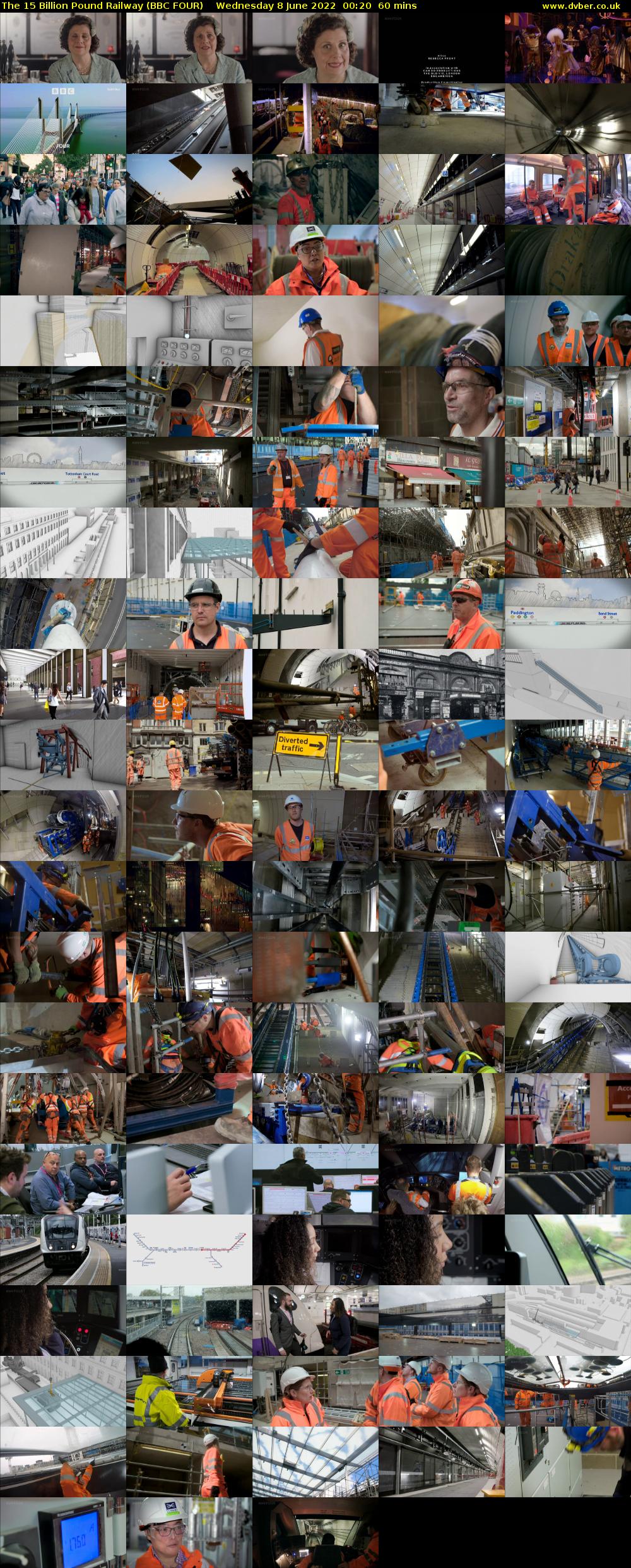 The 15 Billion Pound Railway (BBC FOUR) Wednesday 8 June 2022 00:20 - 01:20