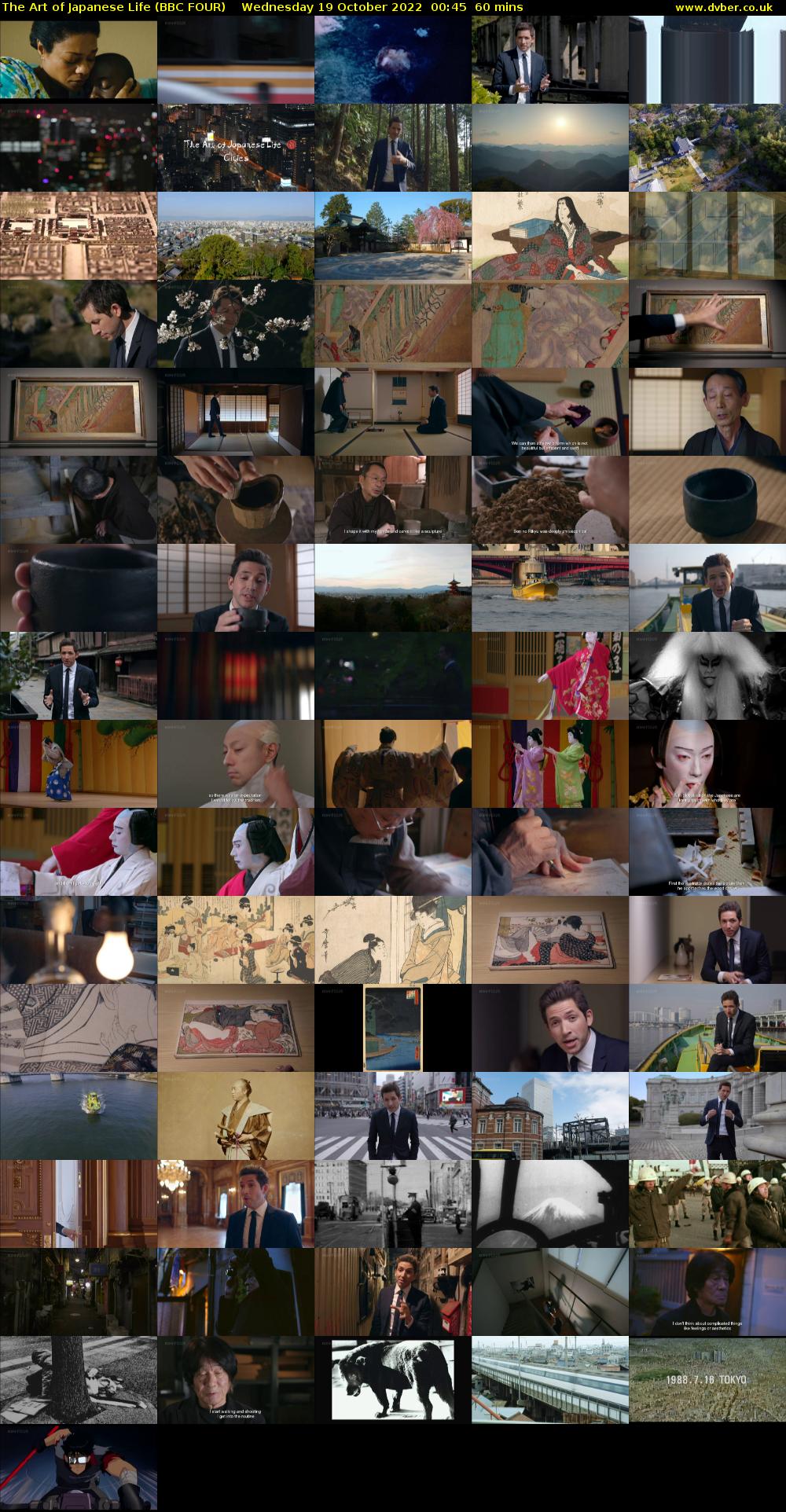 The Art of Japanese Life (BBC FOUR) Wednesday 19 October 2022 00:45 - 01:45