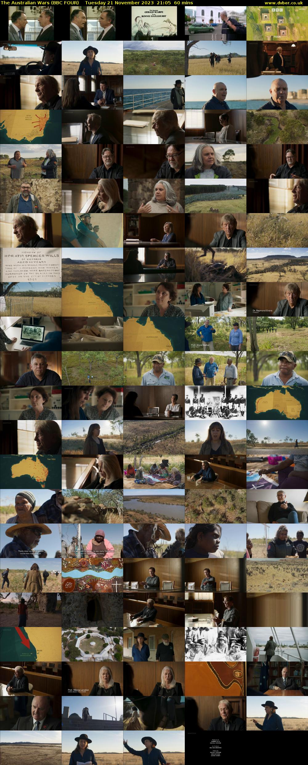 The Australian Wars (BBC FOUR) Tuesday 21 November 2023 21:05 - 22:05