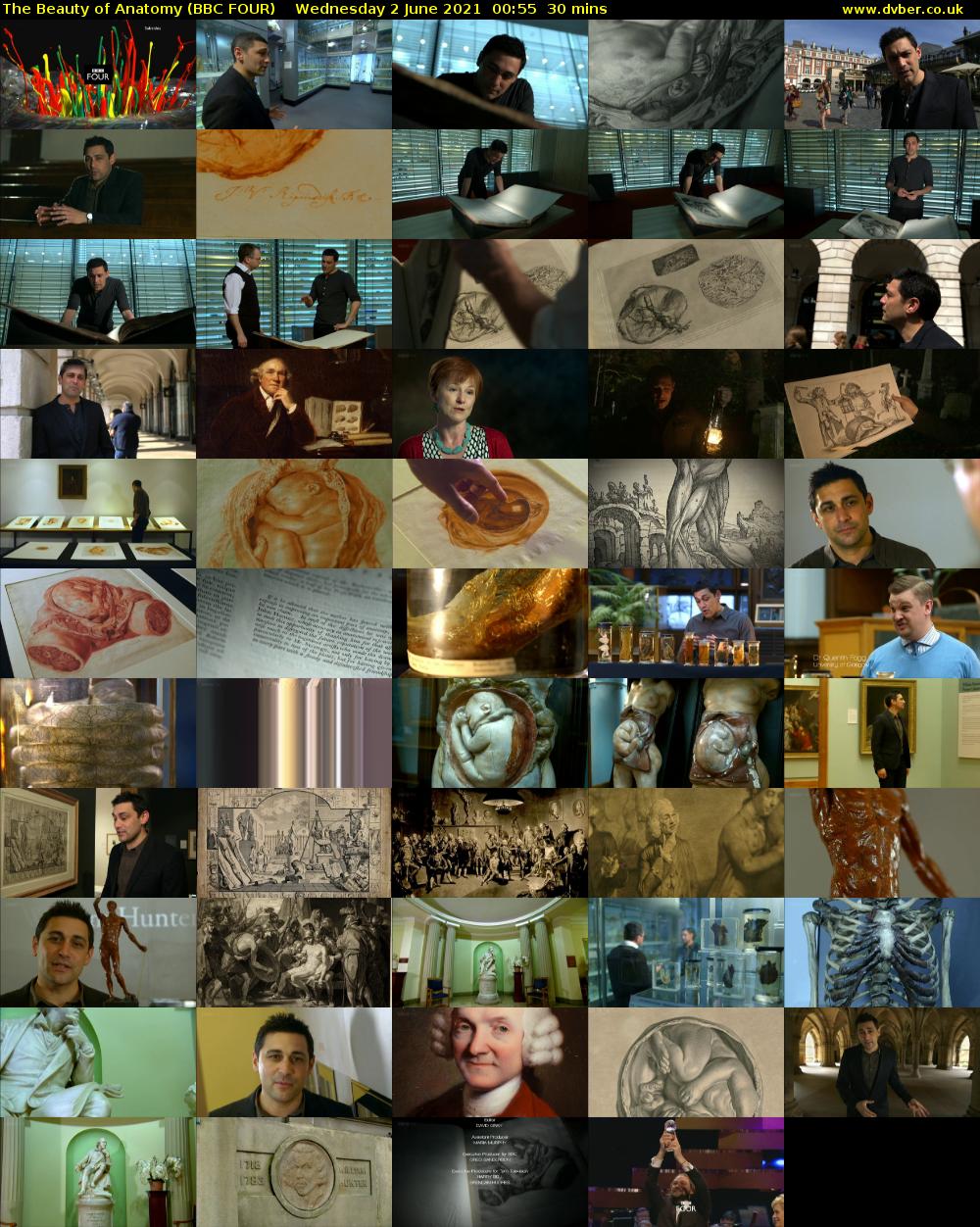 The Beauty of Anatomy (BBC FOUR) Wednesday 2 June 2021 00:55 - 01:25