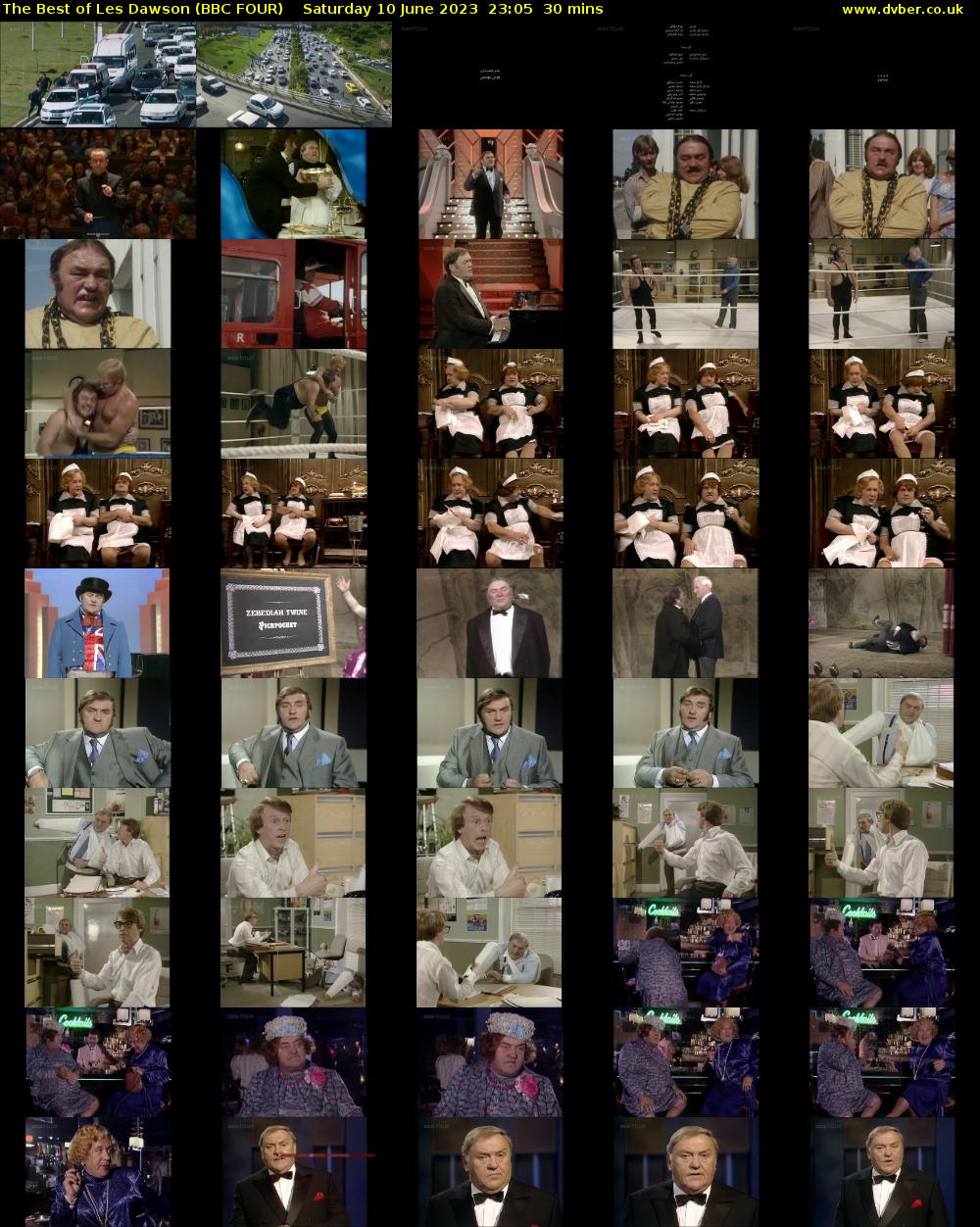 The Best of Les Dawson (BBC FOUR) Saturday 10 June 2023 23:05 - 23:35