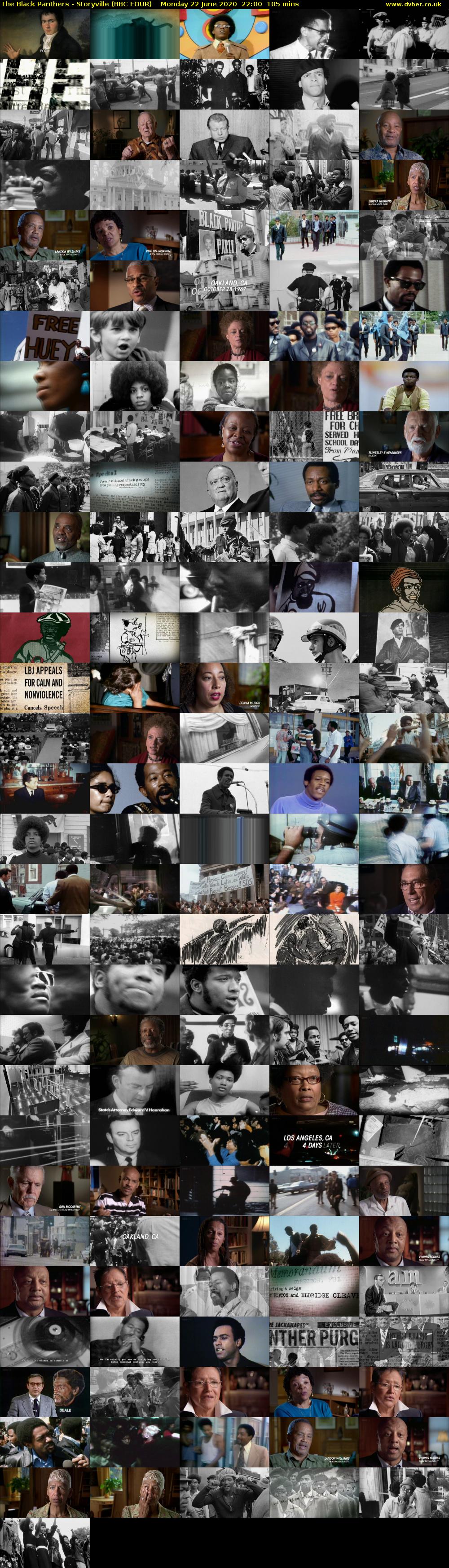 The Black Panthers - Storyville (BBC FOUR) Monday 22 June 2020 22:00 - 23:45