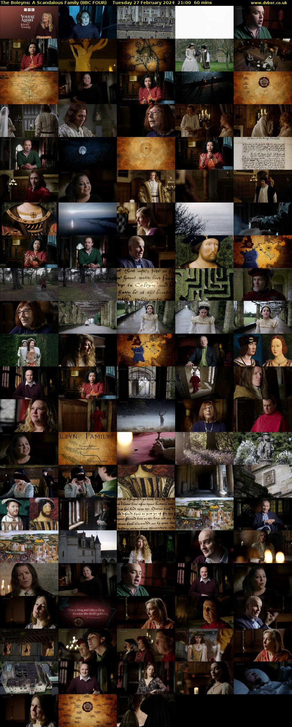 The Boleyns: A Scandalous Family (BBC FOUR) Tuesday 27 February 2024 21:00 - 22:00