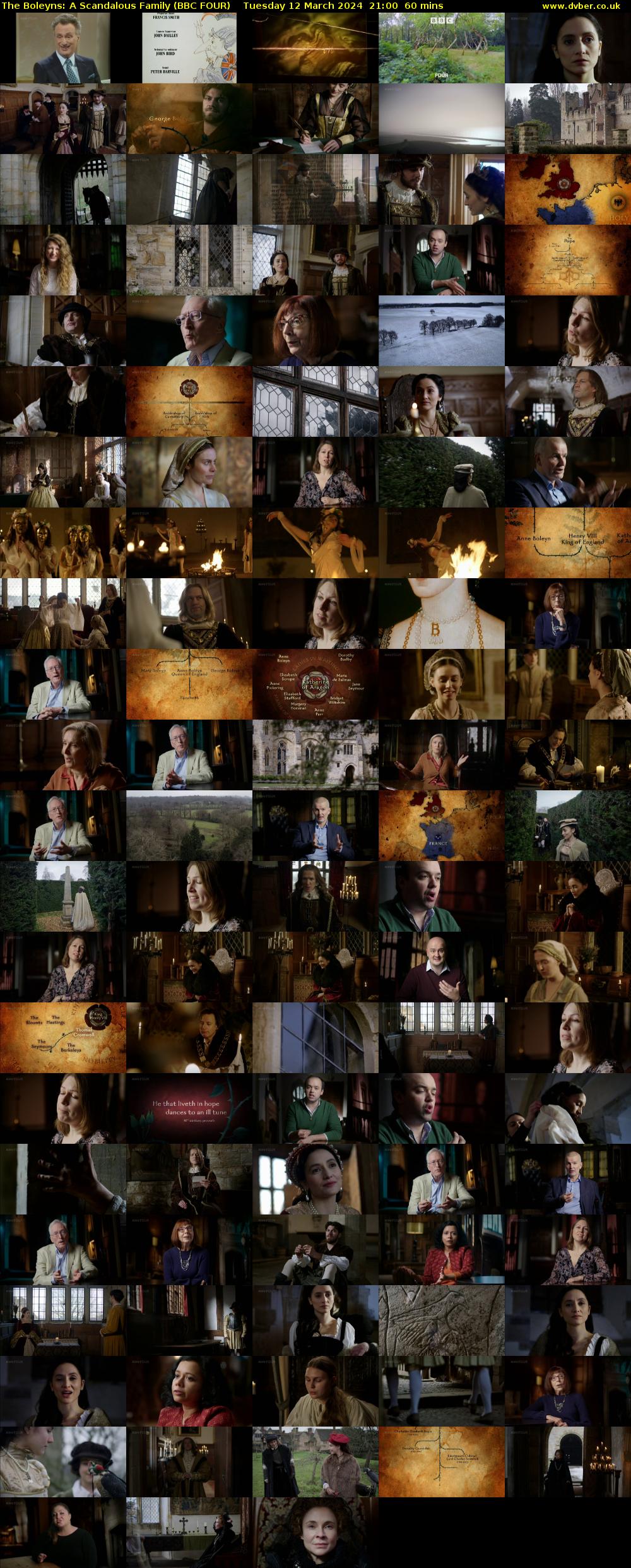 The Boleyns: A Scandalous Family (BBC FOUR) Tuesday 12 March 2024 21:00 - 22:00