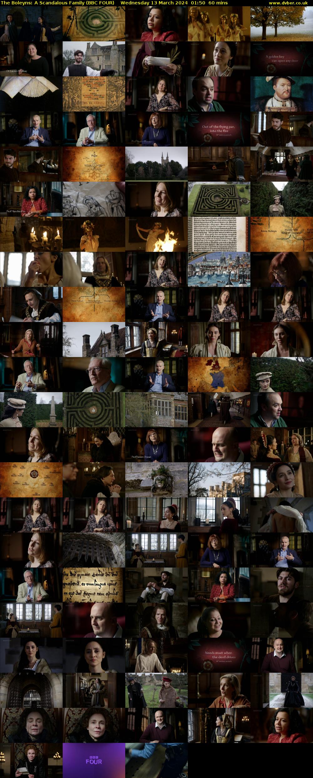 The Boleyns: A Scandalous Family (BBC FOUR) Wednesday 13 March 2024 01:50 - 02:50