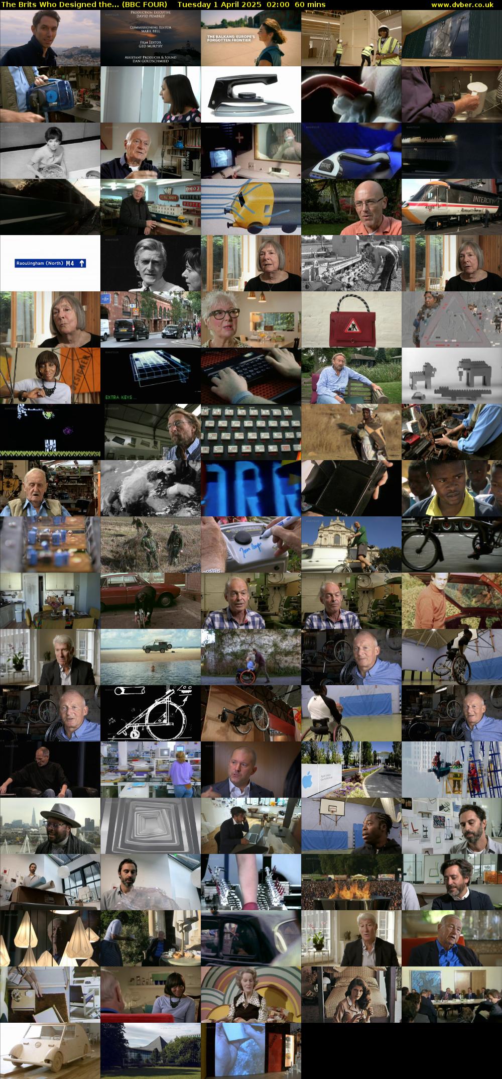 The Brits Who Designed the... (BBC FOUR) Tuesday 1 April 2025 02:00 - 03:00