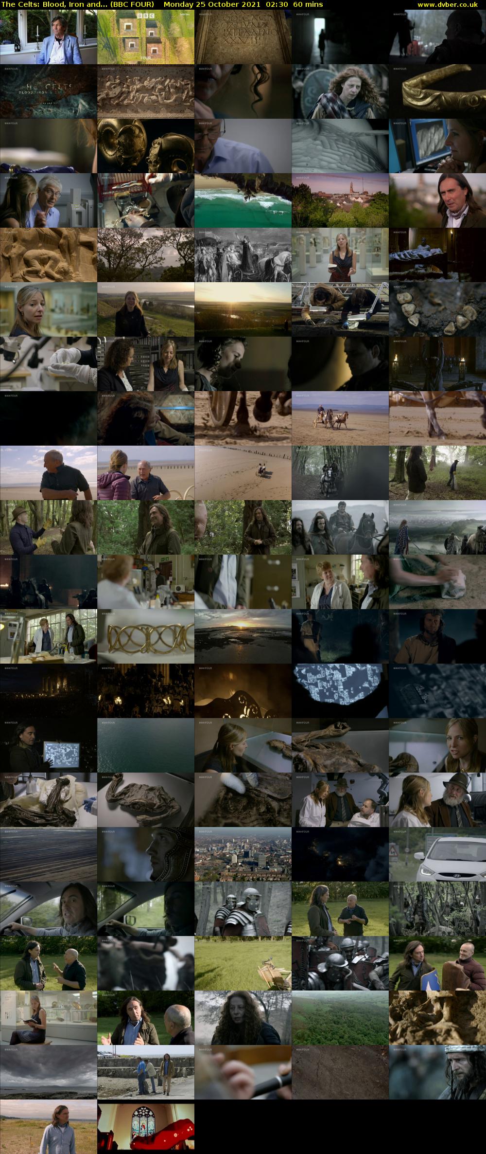 The Celts: Blood, Iron and... (BBC FOUR) Monday 25 October 2021 02:30 - 03:30