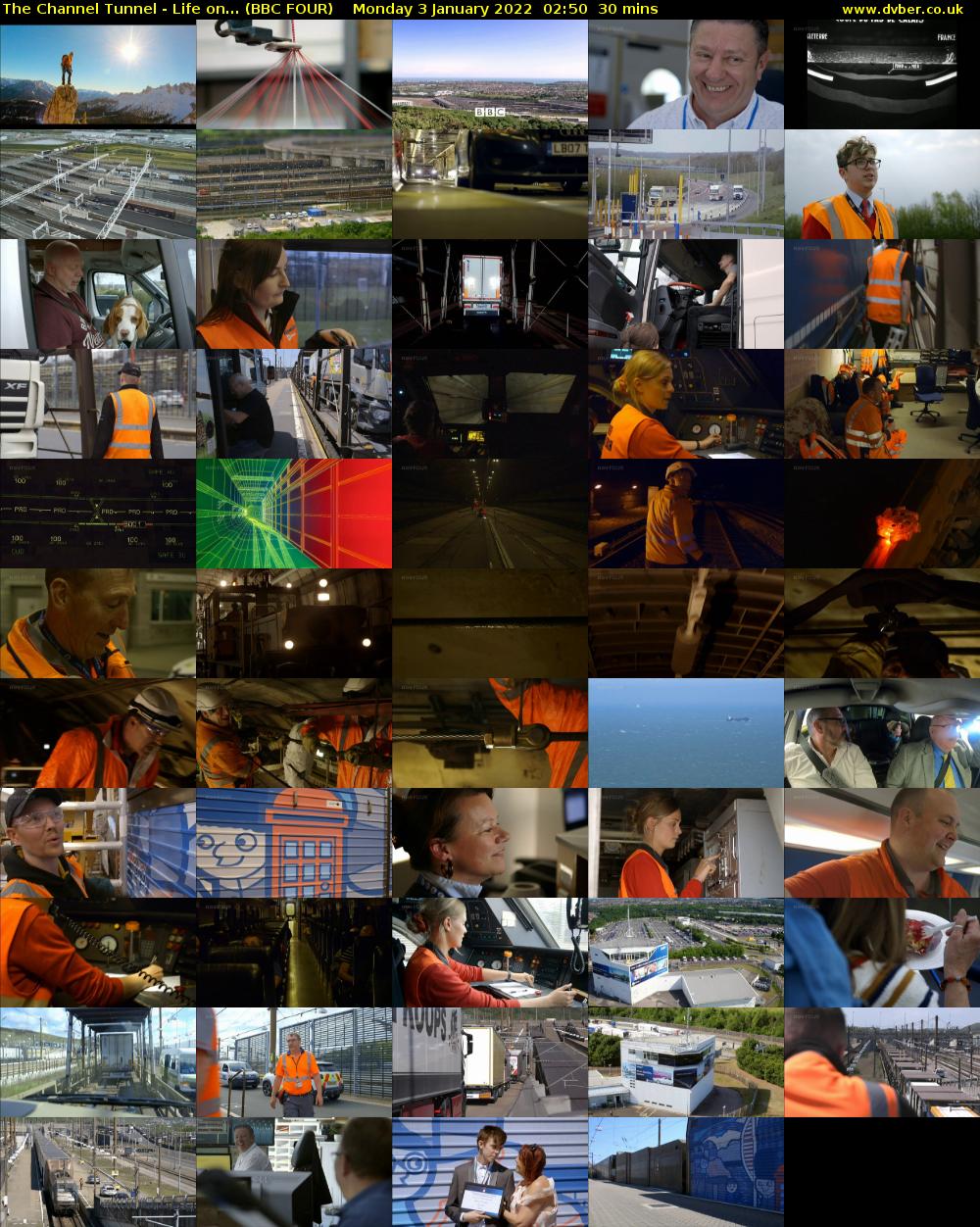 The Channel Tunnel - Life on... (BBC FOUR) Monday 3 January 2022 02:50 - 03:20