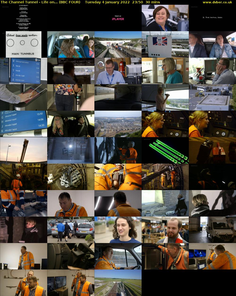 The Channel Tunnel - Life on... (BBC FOUR) Tuesday 4 January 2022 23:50 - 00:20