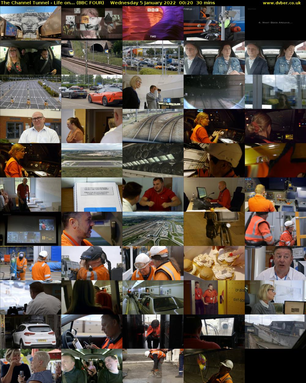 The Channel Tunnel - Life on... (BBC FOUR) Wednesday 5 January 2022 00:20 - 00:50