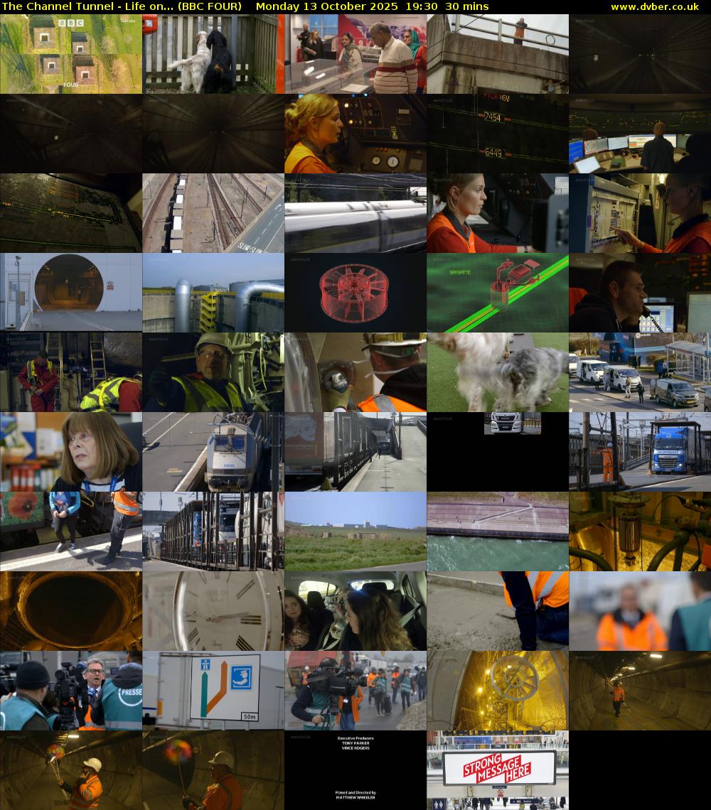 The Channel Tunnel - Life on... (BBC FOUR) Monday 13 October 2025 19:30 - 20:00