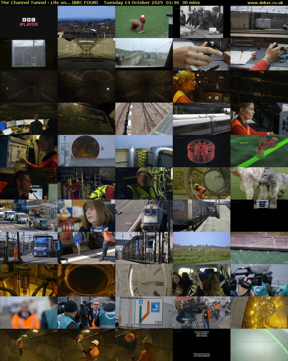The Channel Tunnel - Life on... (BBC FOUR) Tuesday 14 October 2025 01:30 - 02:00