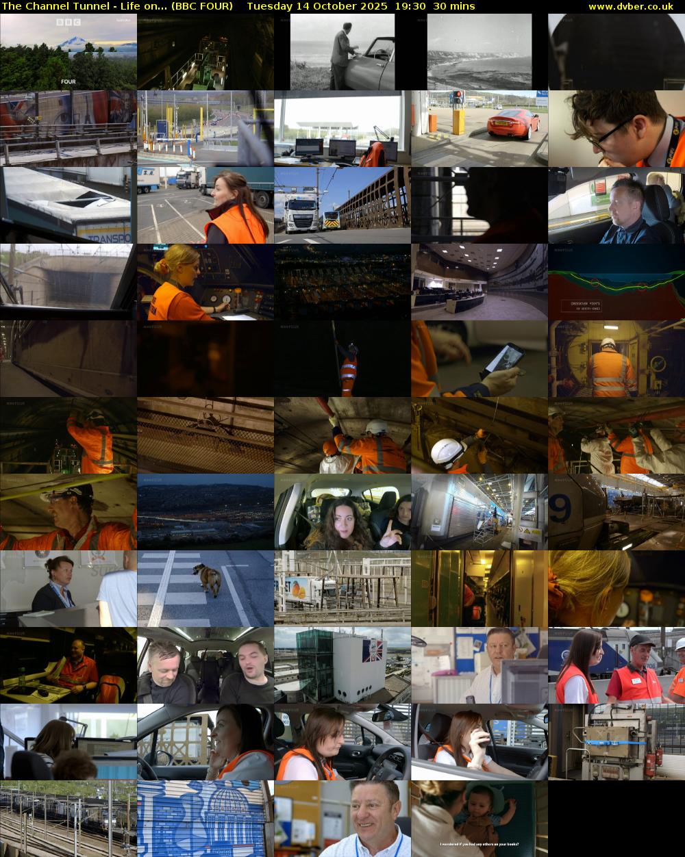 The Channel Tunnel - Life on... (BBC FOUR) Tuesday 14 October 2025 19:30 - 20:00