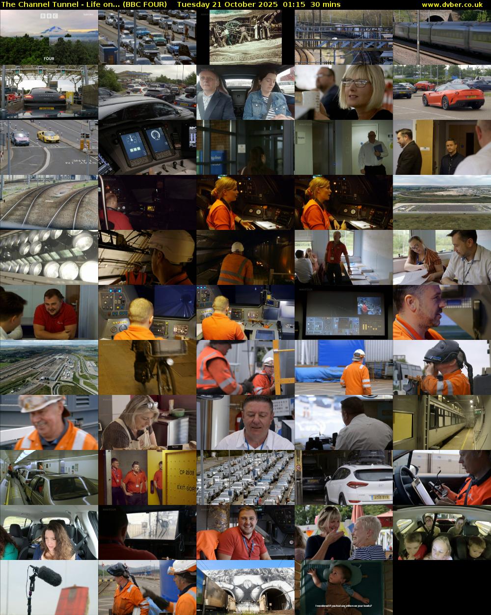The Channel Tunnel - Life on... (BBC FOUR) Tuesday 21 October 2025 01:15 - 01:45