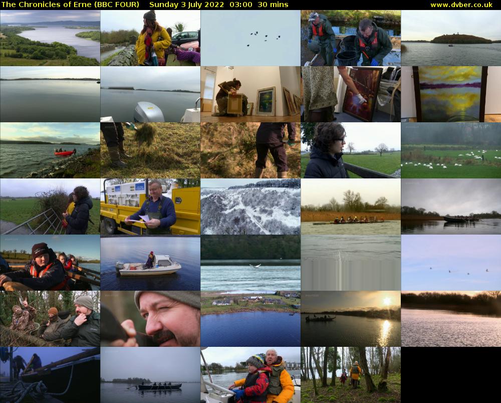 The Chronicles of Erne (BBC FOUR) Sunday 3 July 2022 03:00 - 03:30