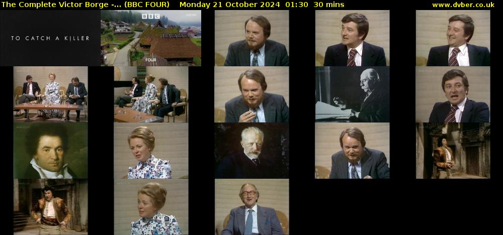 The Complete Victor Borge -... (BBC FOUR) Monday 21 October 2024 01:30 - 02:00