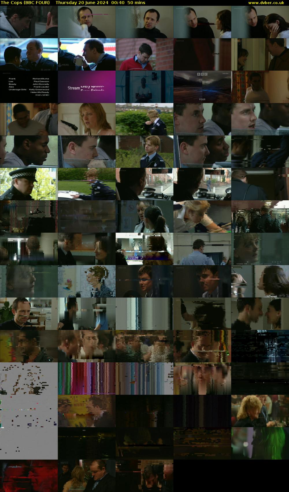 The Cops (BBC FOUR) Thursday 20 June 2024 00:40 - 01:30