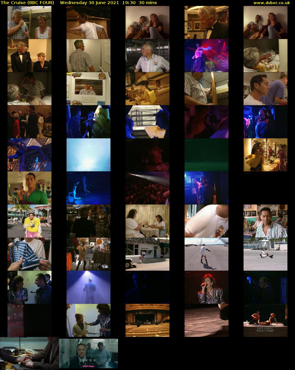 The Cruise (BBC FOUR) Wednesday 30 June 2021 19:30 - 20:00