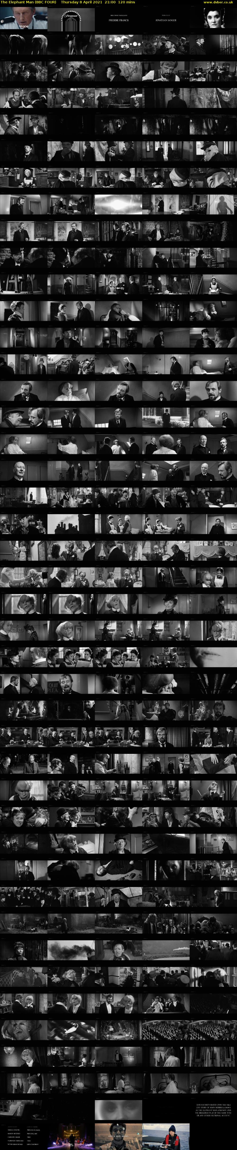 The Elephant Man (BBC FOUR) Thursday 8 April 2021 21:00 - 23:00