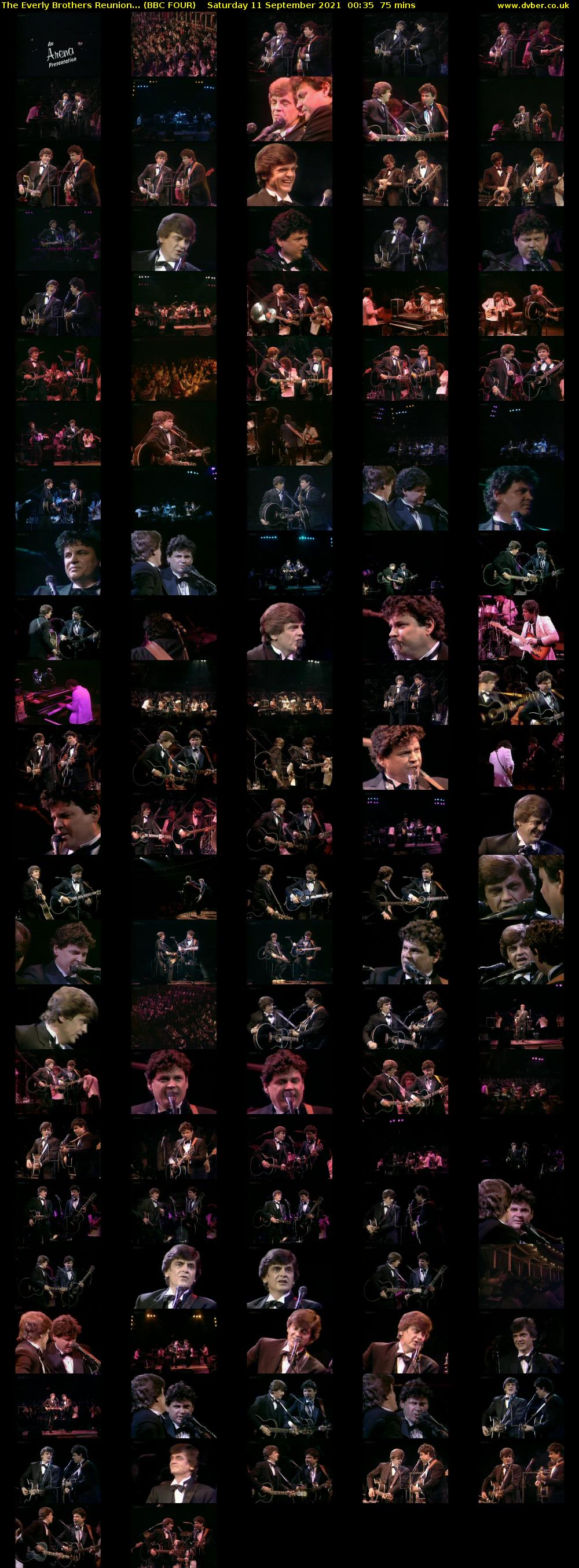 The Everly Brothers Reunion... (BBC FOUR) Saturday 11 September 2021 00:35 - 01:50