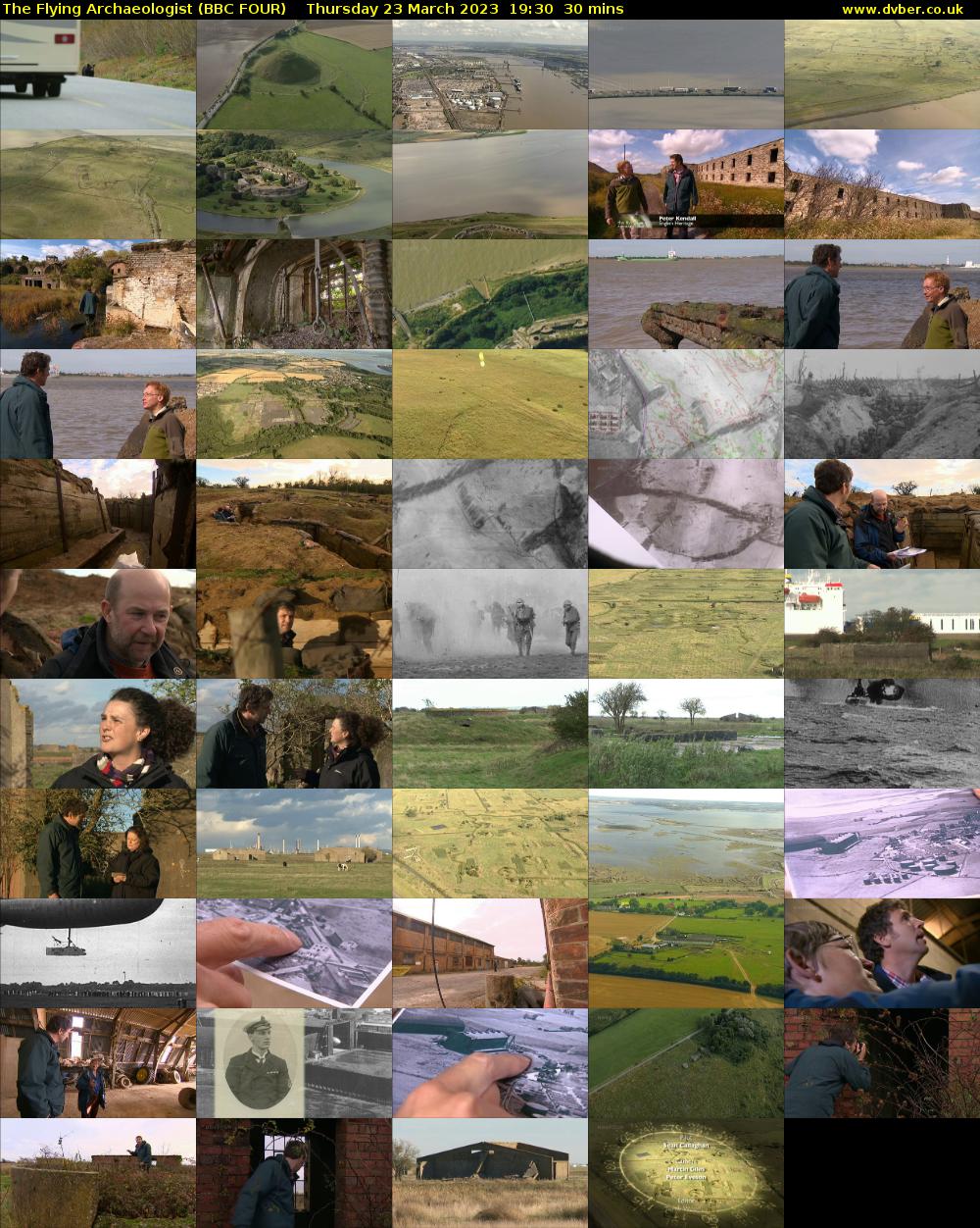 The Flying Archaeologist (BBC FOUR) Thursday 23 March 2023 19:30 - 20:00