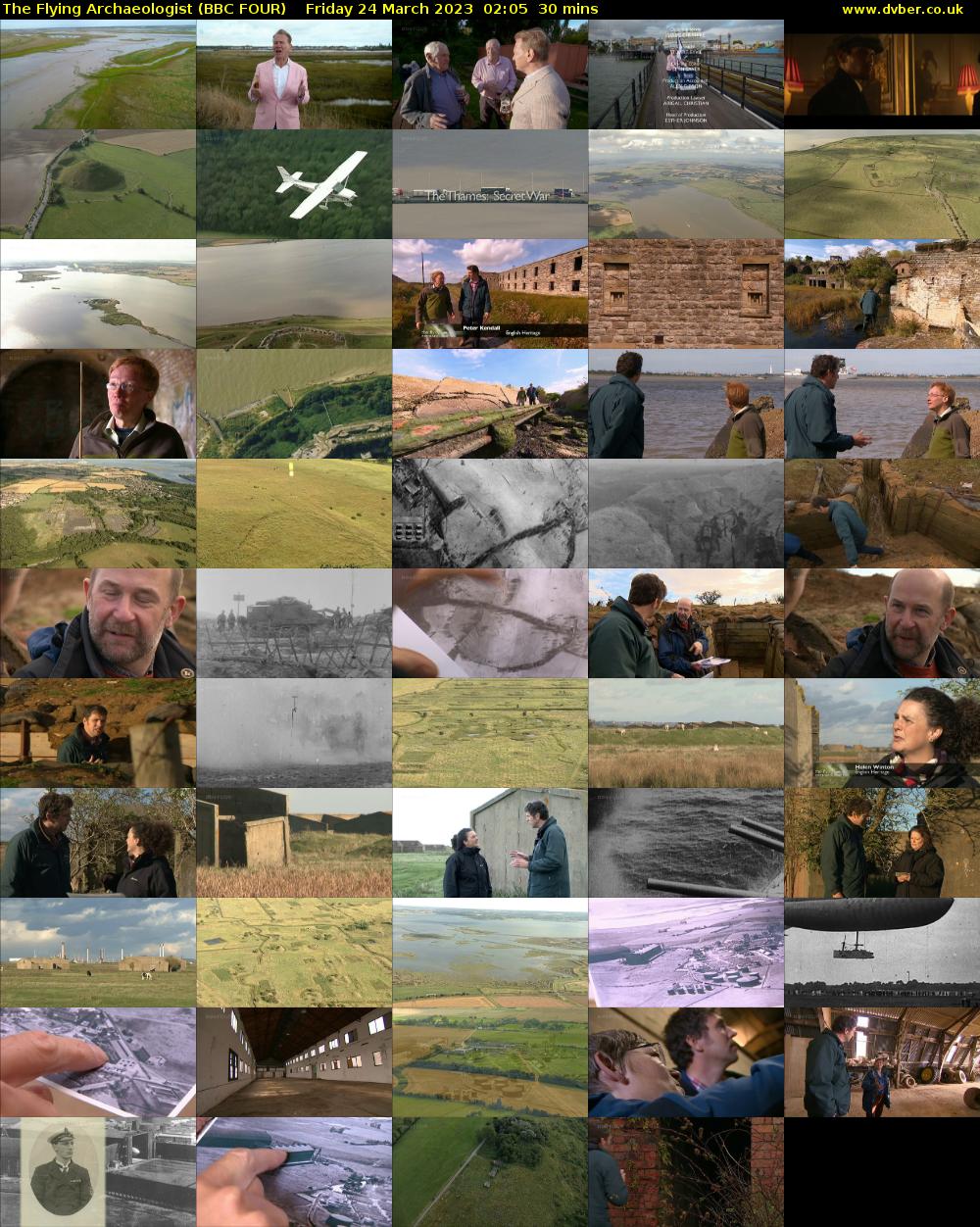 The Flying Archaeologist (BBC FOUR) Friday 24 March 2023 02:05 - 02:35