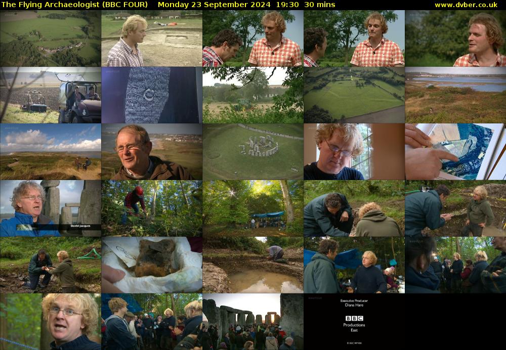 The Flying Archaeologist (BBC FOUR) Monday 23 September 2024 19:30 - 20:00