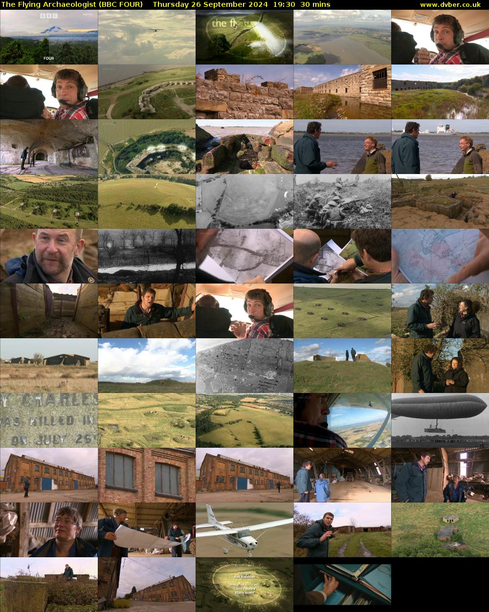 The Flying Archaeologist (BBC FOUR) Thursday 26 September 2024 19:30 - 20:00
