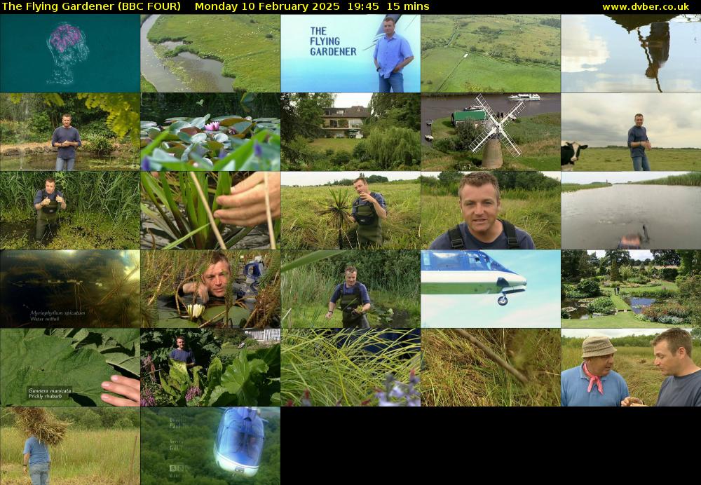 The Flying Gardener (BBC FOUR) Monday 10 February 2025 19:45 - 20:00