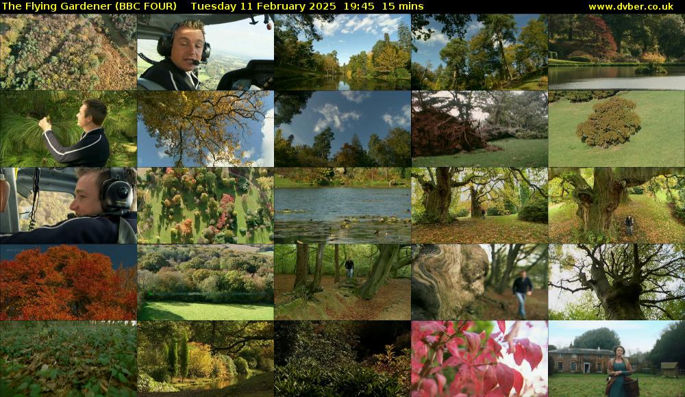 The Flying Gardener (BBC FOUR) Tuesday 11 February 2025 19:45 - 20:00