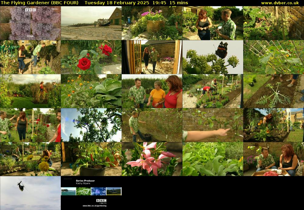 The Flying Gardener (BBC FOUR) Tuesday 18 February 2025 19:45 - 20:00