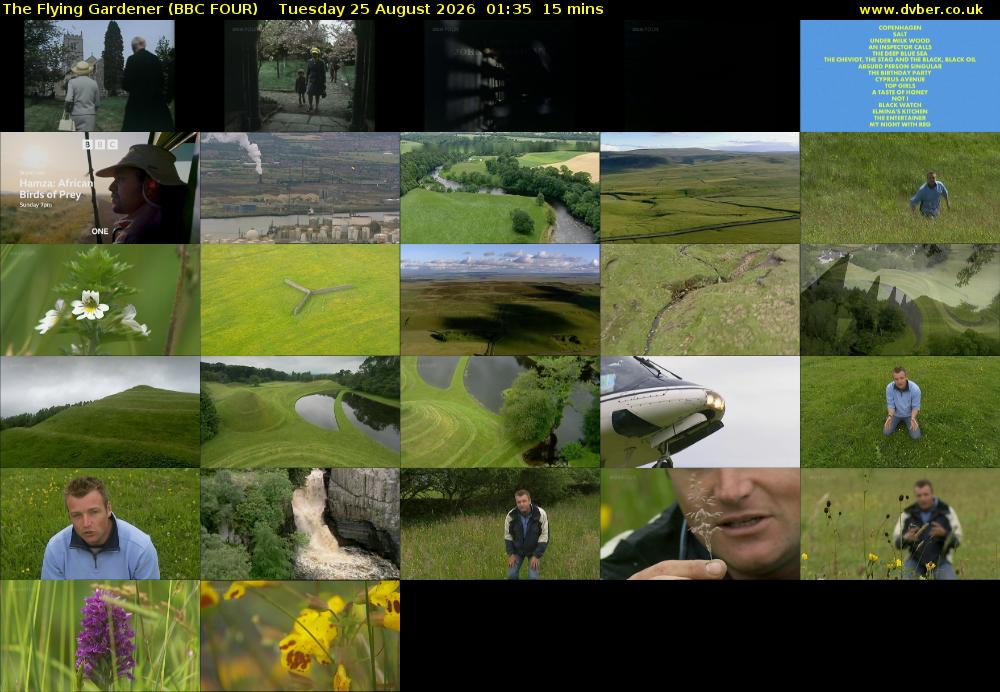 The Flying Gardener (BBC FOUR) Tuesday 25 August 2026 01:35 - 01:50