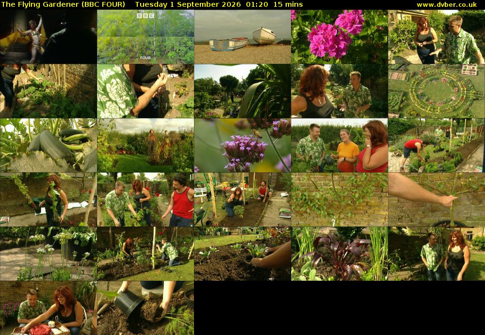 The Flying Gardener (BBC FOUR) Tuesday 1 September 2026 01:20 - 01:35