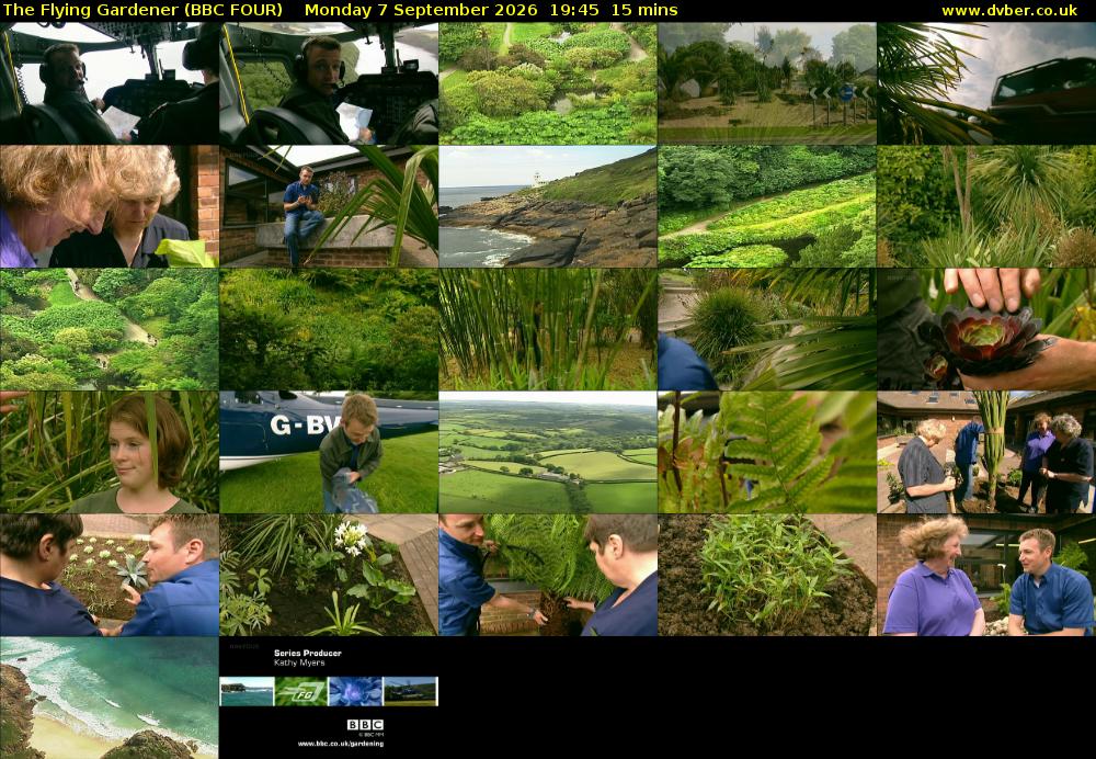 The Flying Gardener (BBC FOUR) Monday 7 September 2026 19:45 - 20:00