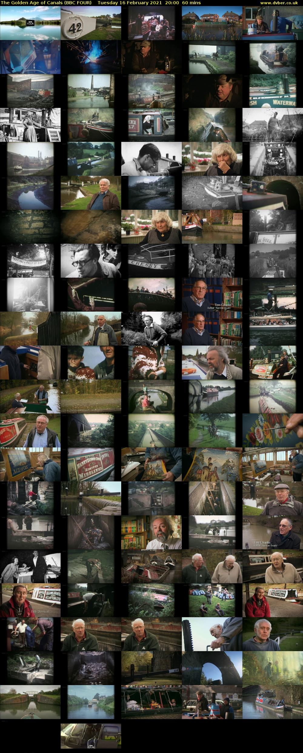 The Golden Age of Canals (BBC FOUR) Tuesday 16 February 2021 20:00 - 21:00
