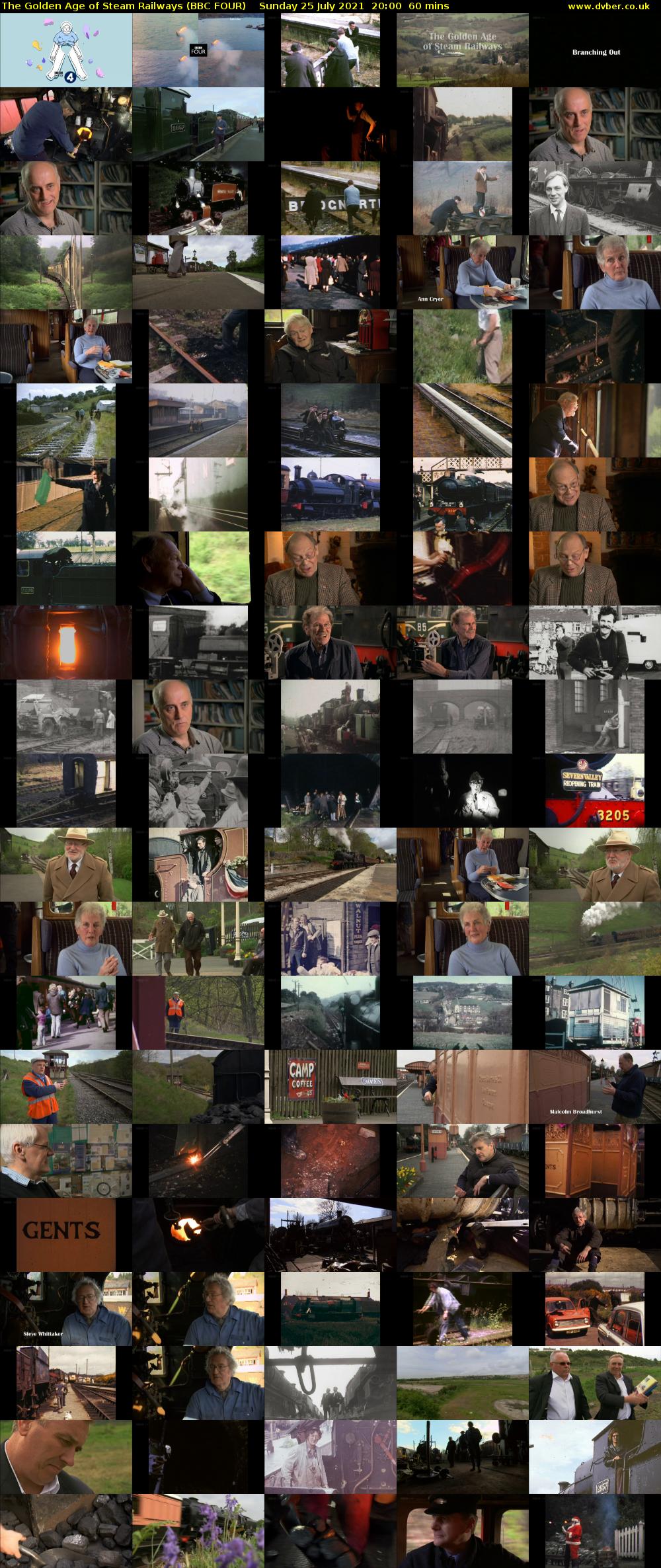 The Golden Age of Steam Railways (BBC FOUR) Sunday 25 July 2021 20:00 - 21:00