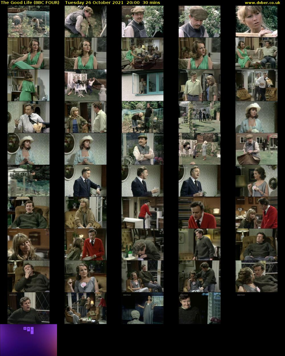 The Good Life (BBC FOUR) Tuesday 26 October 2021 20:00 - 20:30